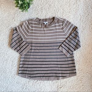 Croft & Barrow Striped Ombre Sweater